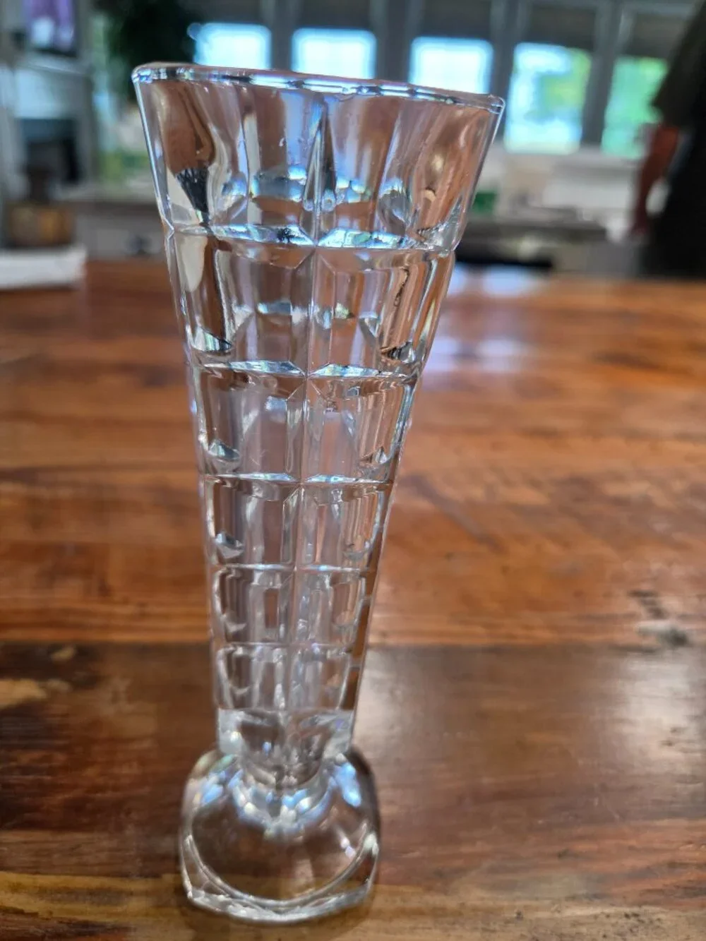 Cristal d'Arques 24% Genuine Lead Crystal Bud Vase Made In France 6 3/4